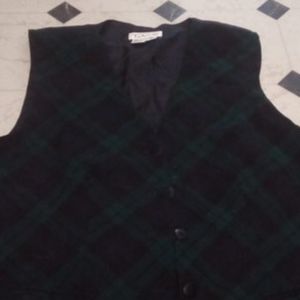 Plaid vest